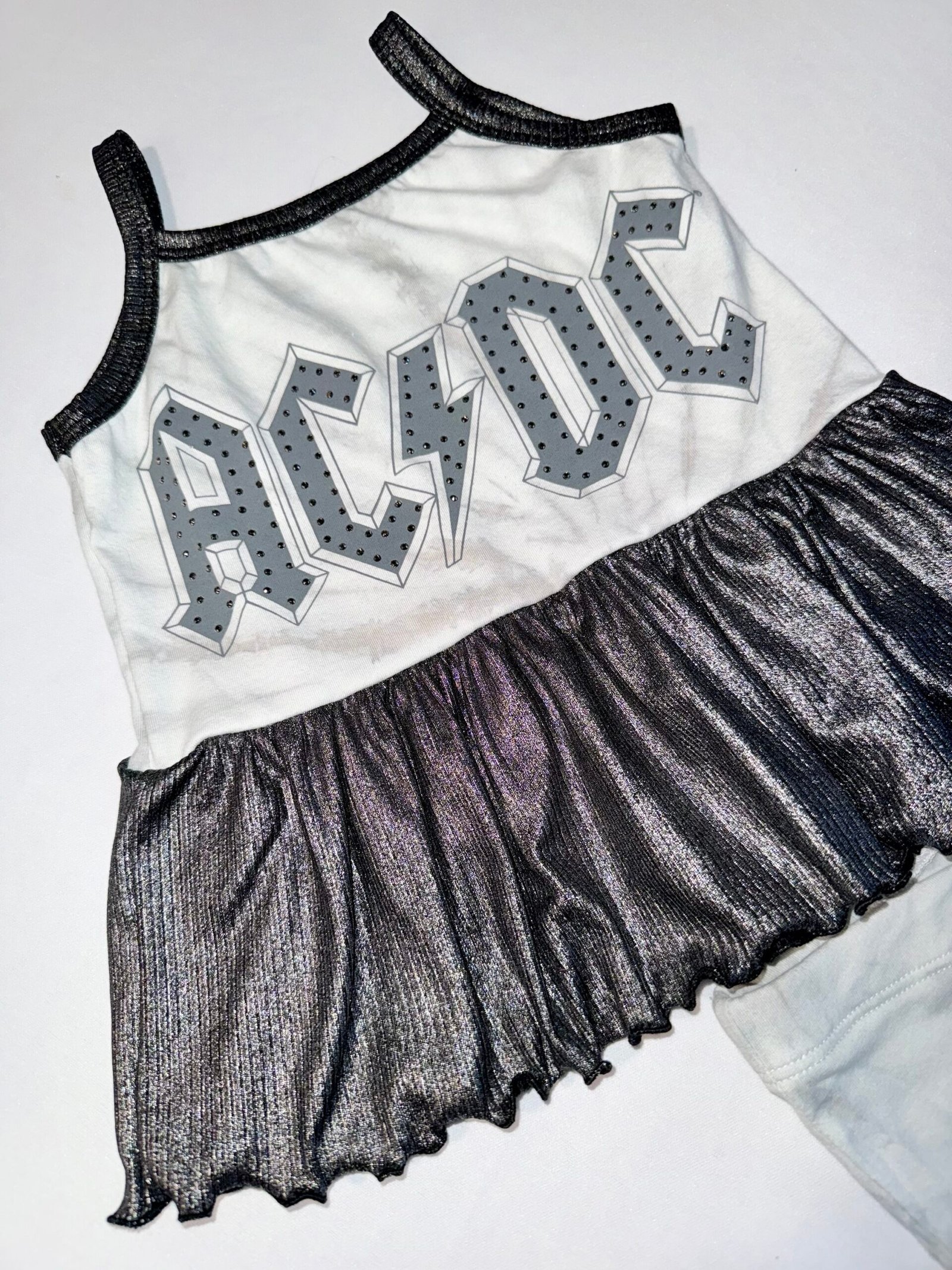 AC/DC Upcycled Set | Size 4T