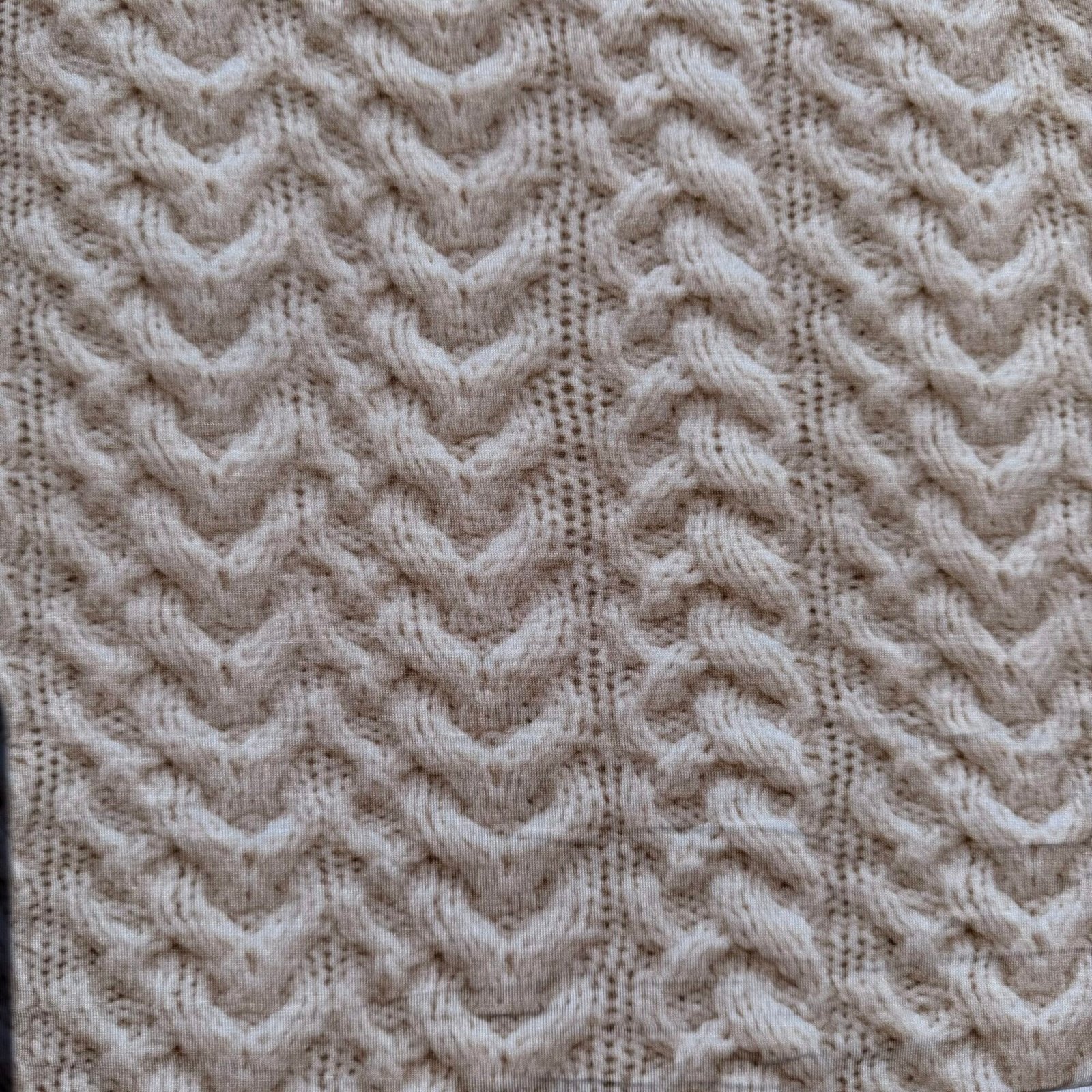 Beige Knit pattern