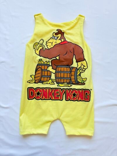 Donkey Kong Hipster Romper | Size 18-24m