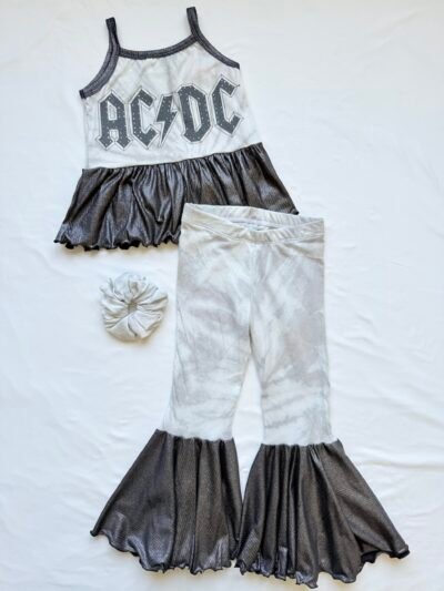 AC/DC Upcycled Set | Size 4T