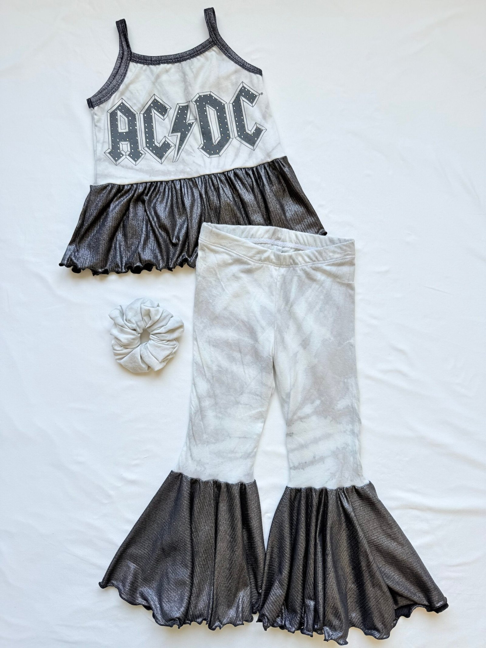 AC/DC Upcycled Set | Size 4T