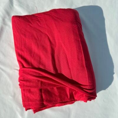 Solid Red French Terry