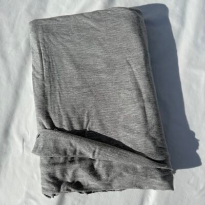 Heather grey Solid French Terry