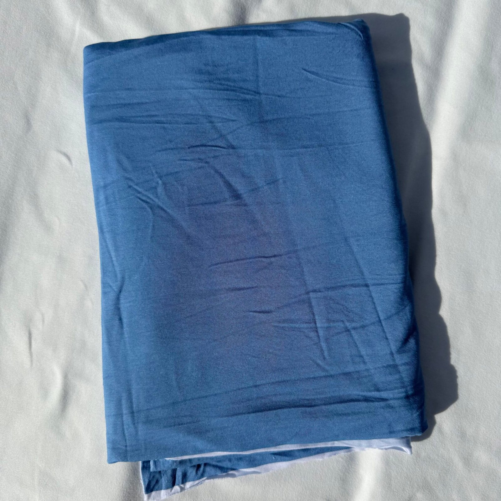 Printed Blue Solid Jersey