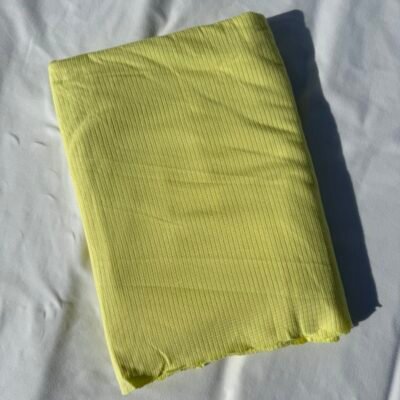 Yellow Solid Rib