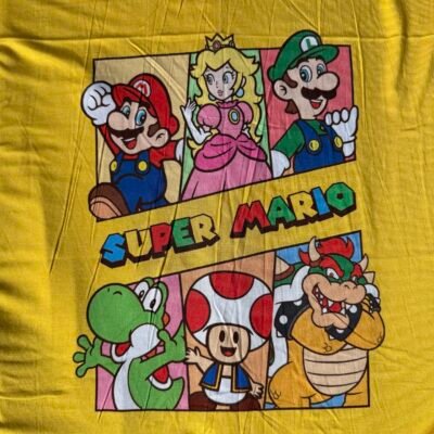 Yellow Super Mario Collage panel