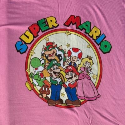 Pink Super Mario panel