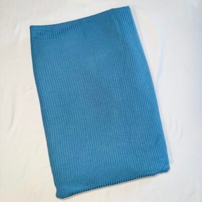 Teal Solid Rib