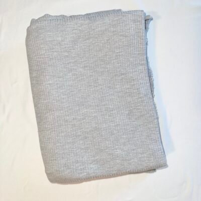 Heather grey Solid Rib