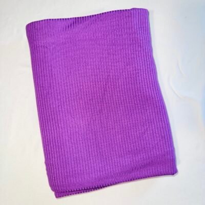 Purple Solid Rib