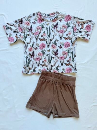 Western Blooms Comfy Set | Size 3T