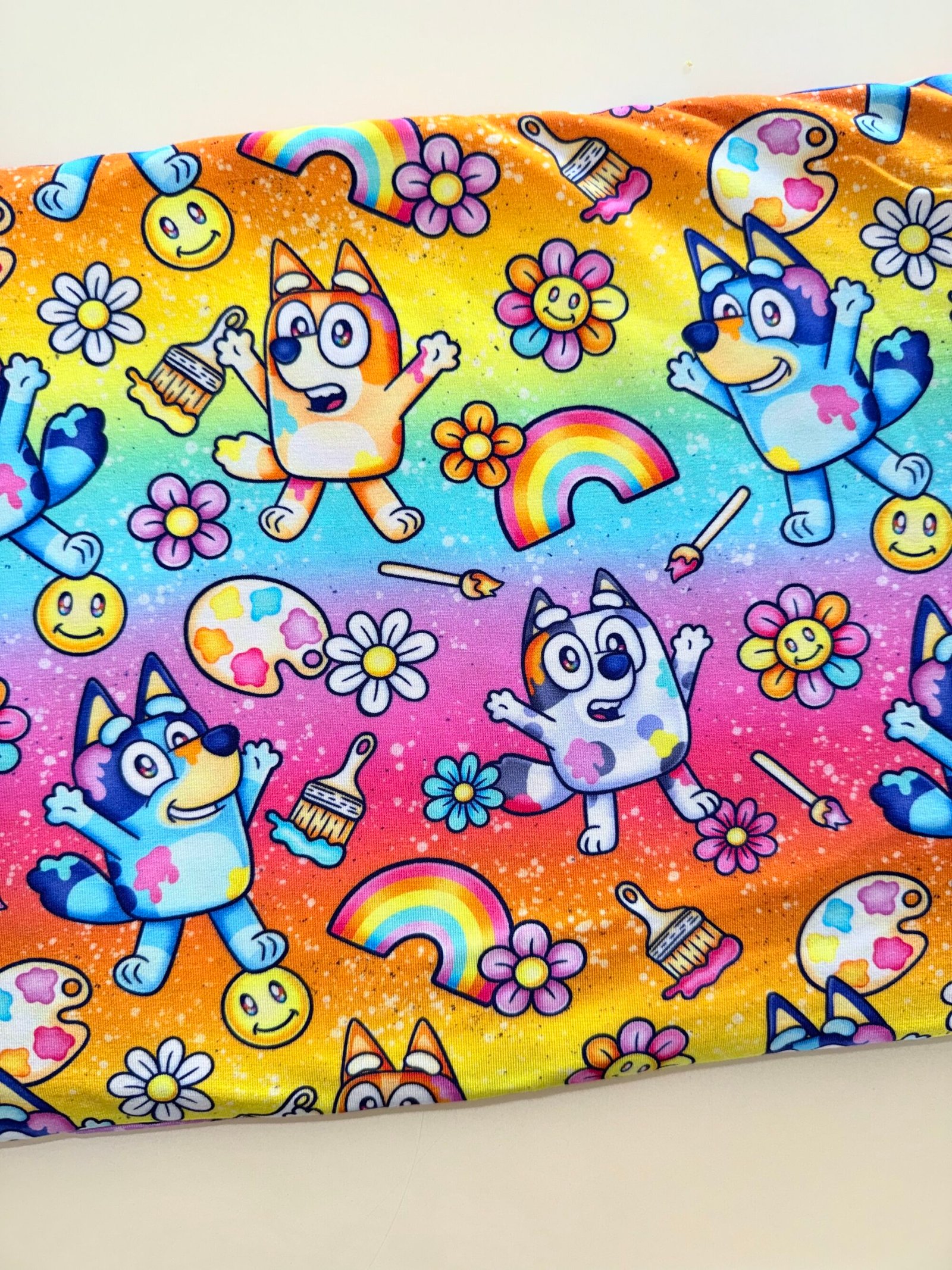 Bluey Floral Rainbow