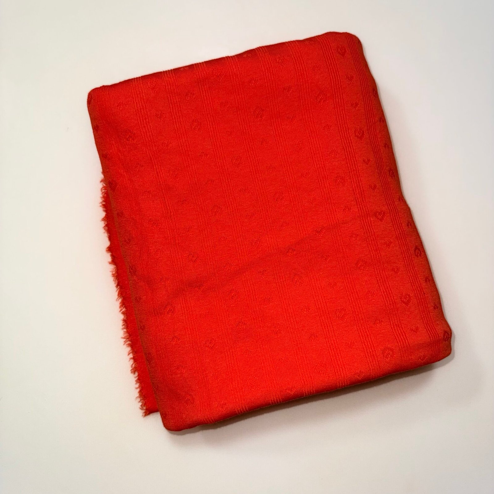 Bright Orange Hearts Pointelle