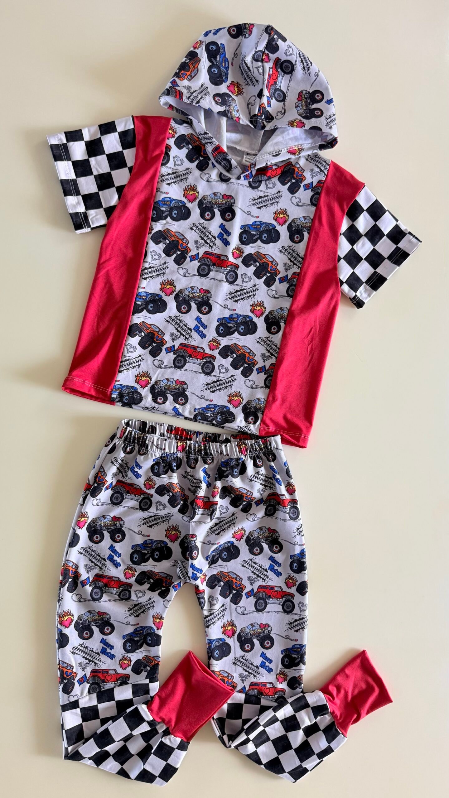 5Y | Hooded Colorblock Tee & Colorblock Jasper Joggers