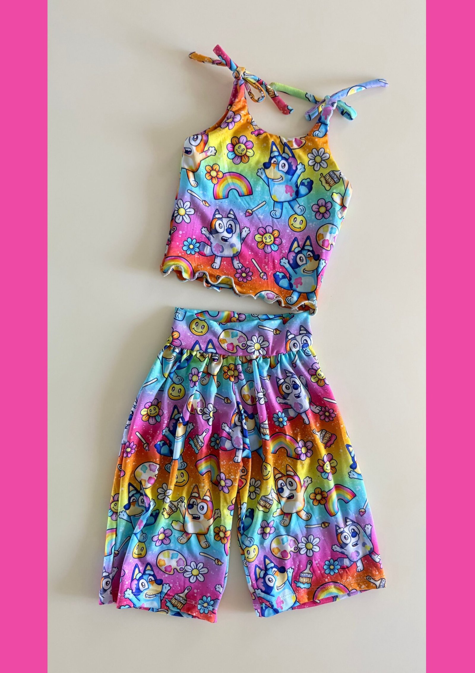 12-18m | Brielle tie tank & flow pants