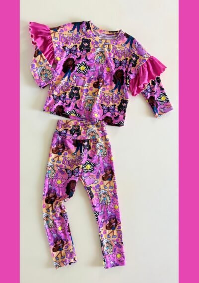 3T | Ruffle Dolman & Leggings Set