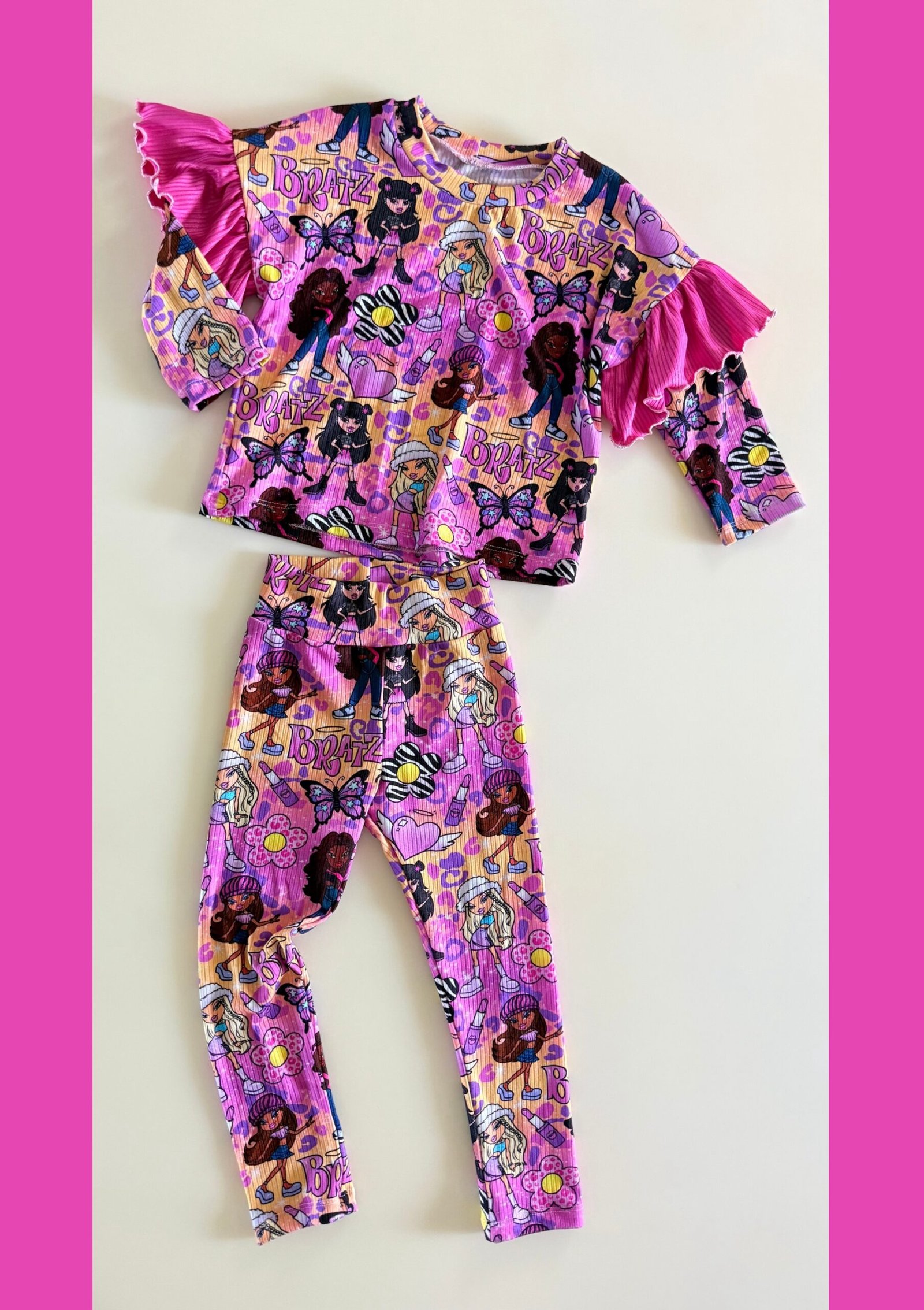 3T | Ruffle Dolman & Leggings Set