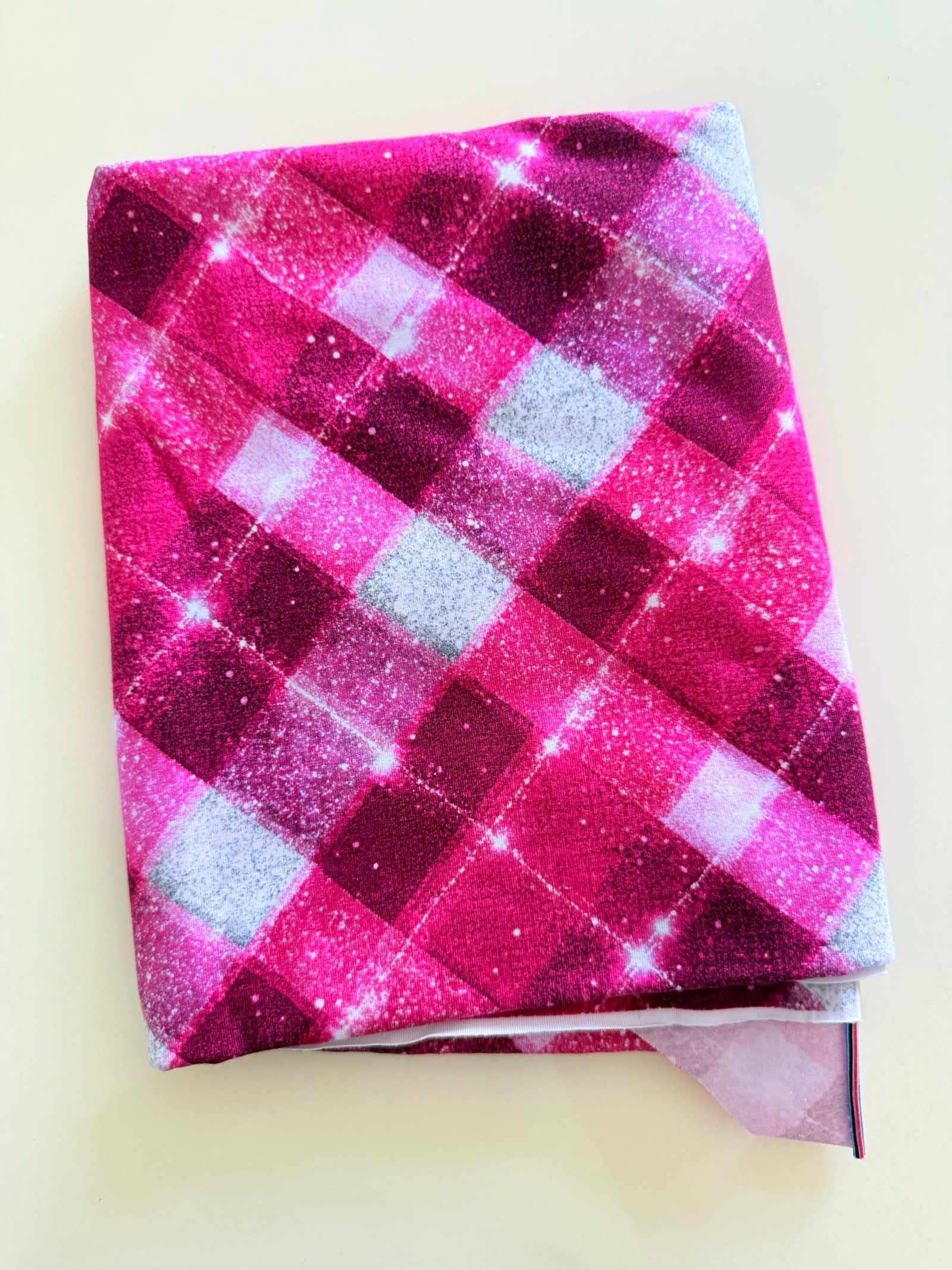 Pink Glitter Gingham